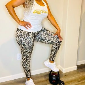 Just a Small Town Girl Leopard Leggings set